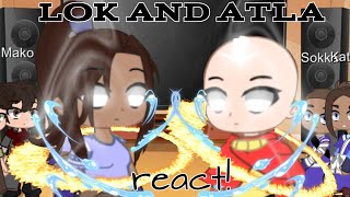 ATLA amp LOK react  Short Part 1 Kuro ルビー [upl. by Susette]