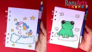 HAZ UN DIARIO  LIBRETA  CUADERNO  FÁCIL  DIY [upl. by Yate]