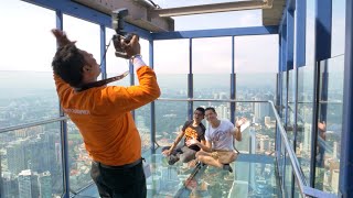 KL Tower Malaysia Full Tour  Sky Deck Sky Box and Observation Deck  Broewnis Travel [upl. by Epul]