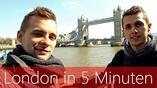 London in 5 Minuten  Reiseführer  Die besten Sehenswürdigkeiten [upl. by Irak]