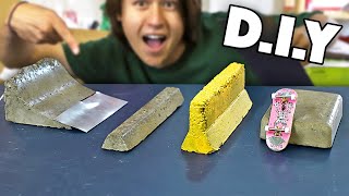 DIY CONCRETE FINGERBOARD OBSTACLES [upl. by Nanette]