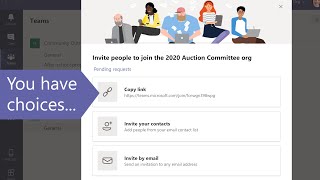 How to invite people to Microsoft Teams [upl. by Aerdno944]