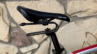 Rinsten Spring Bike Seat Suspension Review [upl. by Amilas676]