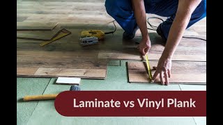 Luxury Vinyl Plank vs Laminate Flooring  Pros amp Cons [upl. by Hoehne]