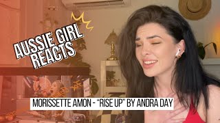 MORISSETTE Amon  “RISE UP” by Andra Day REACTION [upl. by Yntrok]