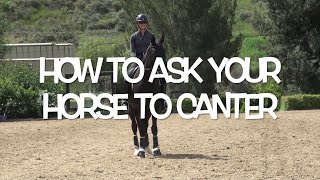 How to ask your horse to canter [upl. by Lenzi]