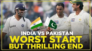 Worst Start But Thrilling End  Pakistan vs India  Historical Match Ever  3rd Test  MA2T [upl. by Ernesta]