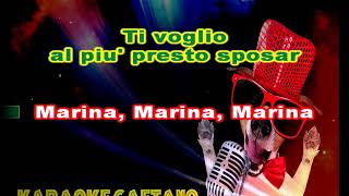 Marino Marini Marina karaoke [upl. by Geminius51]