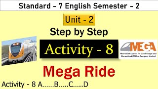 Std 7 English Sem 2 Unit 2 Activity 8 [upl. by Nongim]