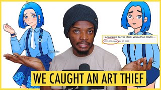 Faline San is being raided by an Animated Story time Channel practicing extreme art theft [upl. by Yllus123]