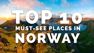 TOP 10 MUSTSEE PLACES IN NORWAY  A Photographers Guide [upl. by Bernita]