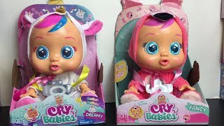 Cry Babies Doll Unboxing Crying Dolls with Sound amp Water Toy Review [upl. by Nohsid]