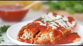 No Boil Baked Beef and Cheese Manicotti [upl. by Charissa]