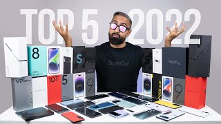 Top 5 BEST Smartphones of 2022 [upl. by Adirf]