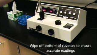 How To Use A Spectrophotometer [upl. by Rockey733]