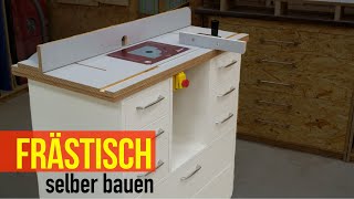 Frästisch für die Oberfräse selber bauen [upl. by Ailero347]