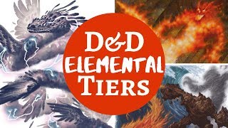 DampD MONSTER RANKINGS  ELEMENTALS [upl. by Nevaeh]