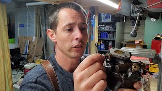 Allis Chalmers D14 CarburetorMarvel Schebler Rebuild  Part 1  Disassembly [upl. by Alemahs]