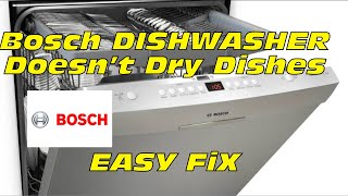 ✨ Bosch Dishwasher Doesn’t Dry Dishes  FIXED ✨ [upl. by Uah]