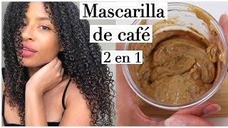 Hidratación  Crecimiento con café  Mascarilla casera  FRIZZYDESI [upl. by Liris]