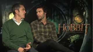 James Nesbitt And Aidan Turner Interview  The Hobbit  Empire Magazine [upl. by Modeste]