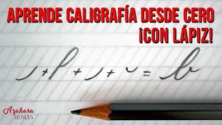 ➡️ APRENDER CALIGRAFÍA DESDE CERO  Pauta PDF [upl. by Yelnahs227]