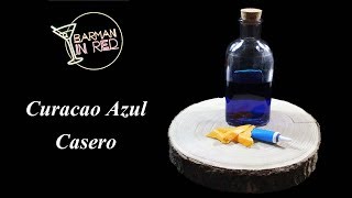 Como hacer el CURACAO AZUL CASERO [upl. by Eelyac]