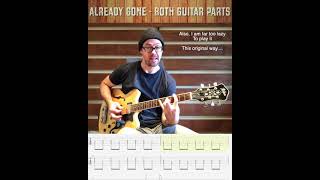 quotAlready Gonequot Guitar Lesson  The Eagles  TWO parts in ONE [upl. by Jillane]