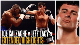 JOE CALZAGHE v JEFF LACY EXT HIGHLIGHTS  WORLD SUPER MIDDLEWEIGHT TITLE  THE QUEENSBERRY VAULT [upl. by Aynosal]