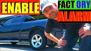 AlfaOBD Dodge RAM Enable Factory Alarm Full tutorial [upl. by Thordia]