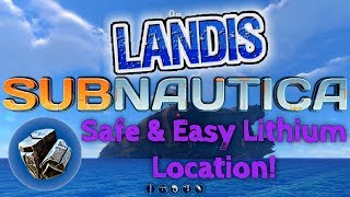 Lithium Location  Subnautica Guide [upl. by Raddy]