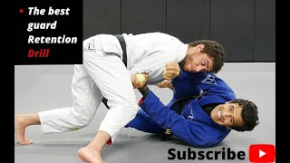 GUARD RETENTION DRILL TO HAVE AN UNPASSABLE GUARD  COBRINHA BJJ [upl. by Flemming]