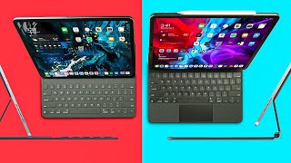 iPad Pro Magic Keyboard vs Smart Keyboard Folio  Watch Before You Buy [upl. by Kcirdnekal]