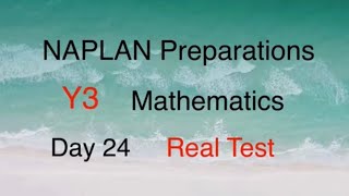 NAPLAN Preparations Year 3 Mathematics Day 24  Real Test for 2D shapes 3D shapes and position [upl. by Allecram]