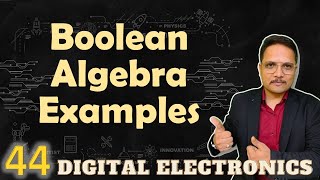 Boolean Algebra Solved Examples Part 2 [upl. by Kenna]