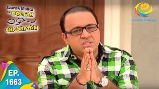 Taarak Mehta Ka Ooltah Chashmah  Episode 1663  Full Episode [upl. by Bor136]