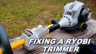 Fixing a Ryobi trimmer that doesnt work [upl. by Halstead204]