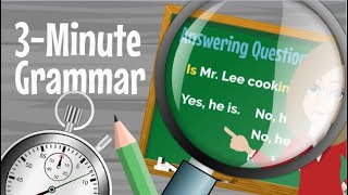 3Minute English Grammar Lesson  Present Continuous An introduction [upl. by Forester]