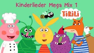 Kinderlieder Mega Mix 1 Auf der Mauer und 9 weitere Lieder  TiRiLi Kinderlieder  über 20 Minuten [upl. by El]