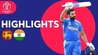 Rohit Breaks Centuries Record In Win  Sri Lanka vs India  Highlights  ICC Cricket World Cup 2019 [upl. by Icaj]