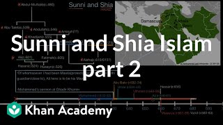 Sunni and Shia Islam part 2  World History  Khan Academy [upl. by Charlene]