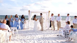 Destin Florida Beach Wedding  Dakota amp Payton Destination Wedding [upl. by Yerot]