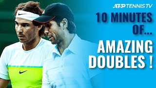 10 Minutes Of Incredible Doubles Tennis 🤯 [upl. by Rombert]