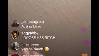 Celina Powell gets dragged by Aggyabby on IG Live [upl. by Amisoc]