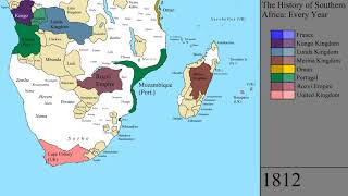 The History of Southern Africa Every Year [upl. by Kathe517]