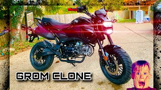 2020 125cc xpro Vader aka GROM clone [upl. by Bealle]