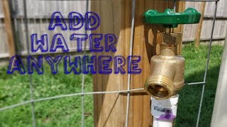 Add a Water Spigot Anywhere in Your Yard [upl. by Kara-Lynn]