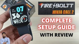 FireBoltt Ninja Call 2  Full Setup Guide With Review [upl. by Nagap]