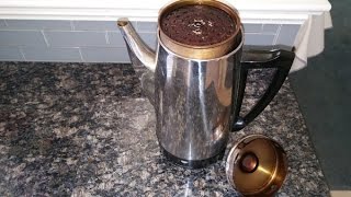 Easy How To Clean Up A Dirty Percolator Coffee Maker amp Pot [upl. by Anirbaz]