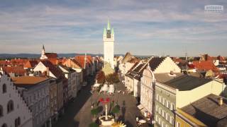 Straubing von oben  ANTENNE BAYERN quotBayern von obenquot [upl. by Earahc]